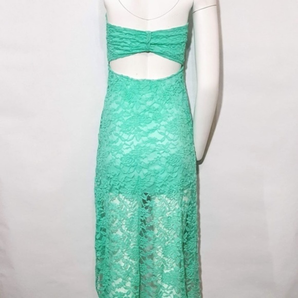 Poetry Party Dress High Low Lace - Picture 7 of 8